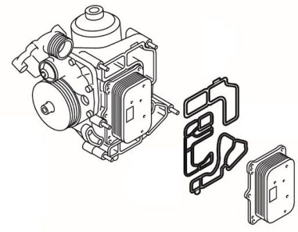 VMPG-100174 - 872.620 Gasket Set,Oil Cooler | VMP Spares