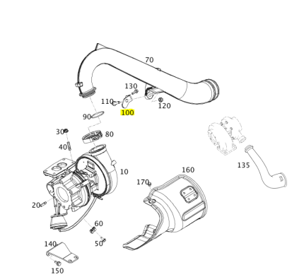 VMPG-117280 - A4570981139 Hose,Intercooler | VMP Spares