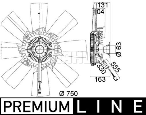 VMPG-123362 - CFF473000P Fan Clutch MAHLE-TERMAL | VMP Spares