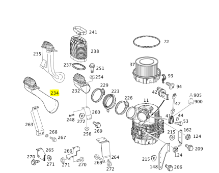 VMPG-131071 - A3755280207 Air Intake Pipe | VMP Spares