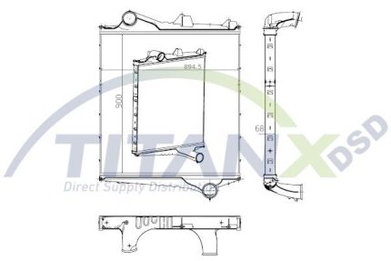 VMPG-131753 - IX129001 Intercooler Radiator | VMP Spares