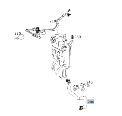 VMPG-196539 - A9675016182 Hose,Radiator | VMP Spares