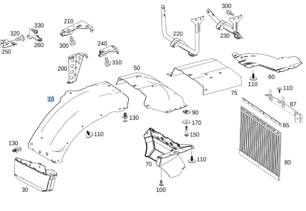 VMPG-207600 - A9608814603 Fender | VMP Spares