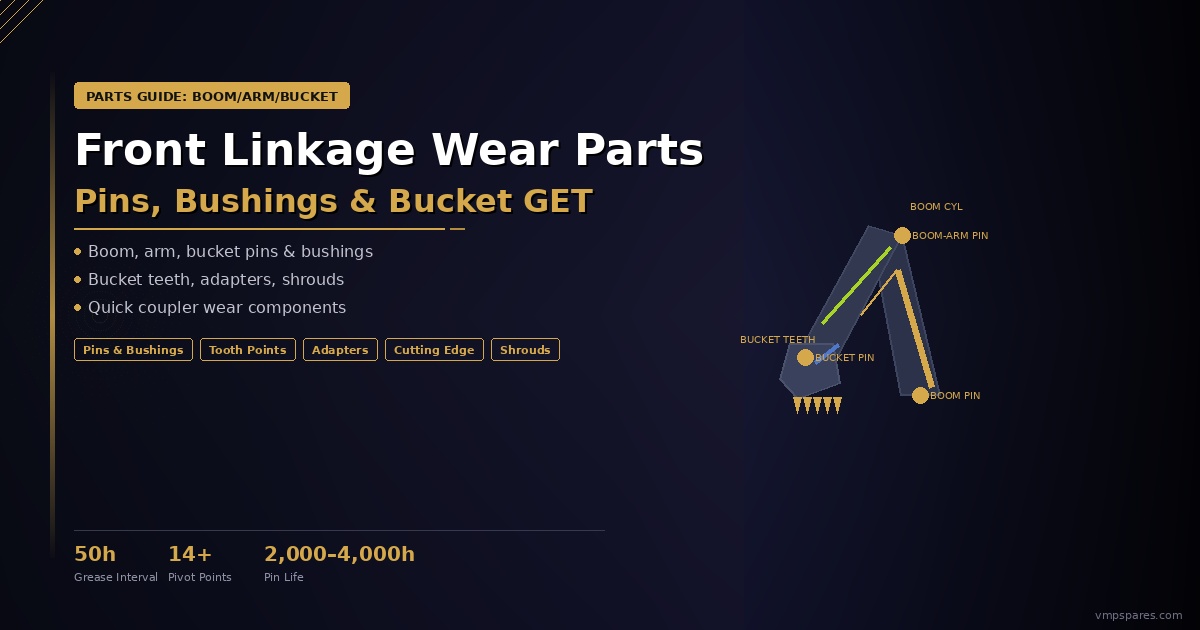 volvo-ce-boom-arm-bucket-wear-parts-guide | VMP Spares