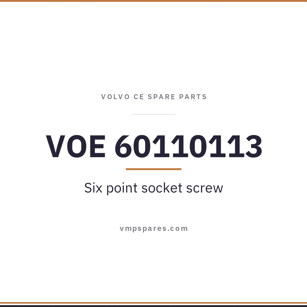 VOE 60110113 – Six point socket screw