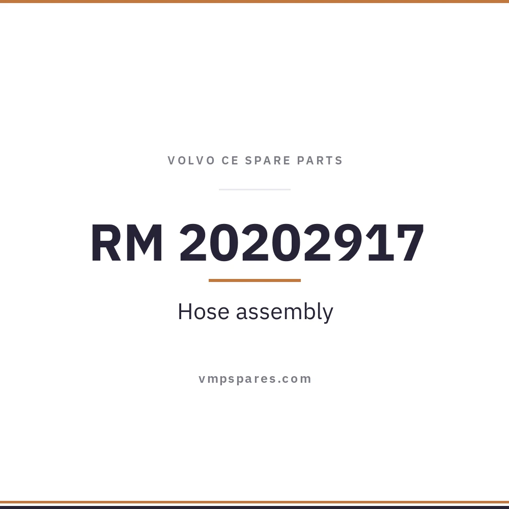 RM 20202917 – Hose assembly