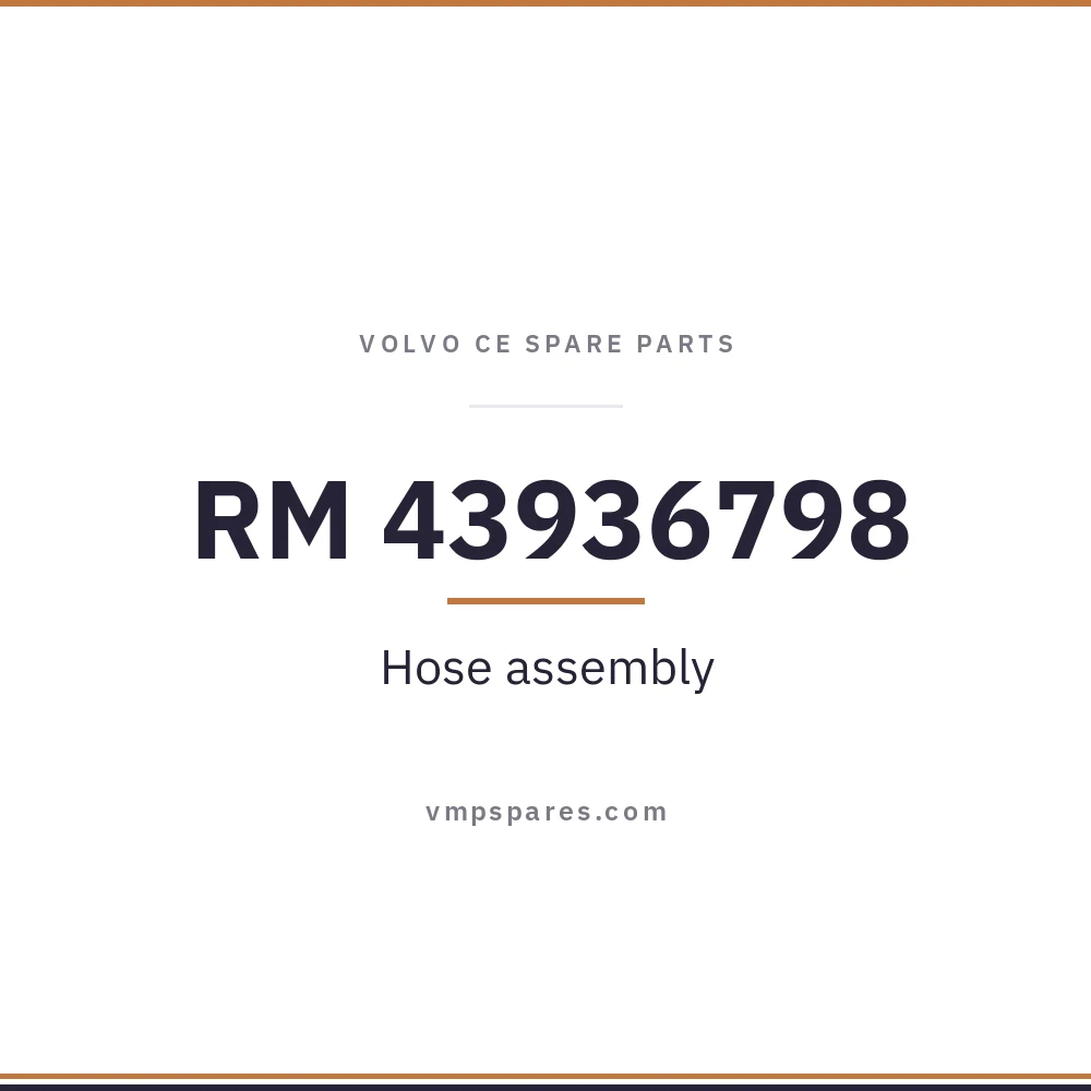 RM 43936798 – Hose assembly