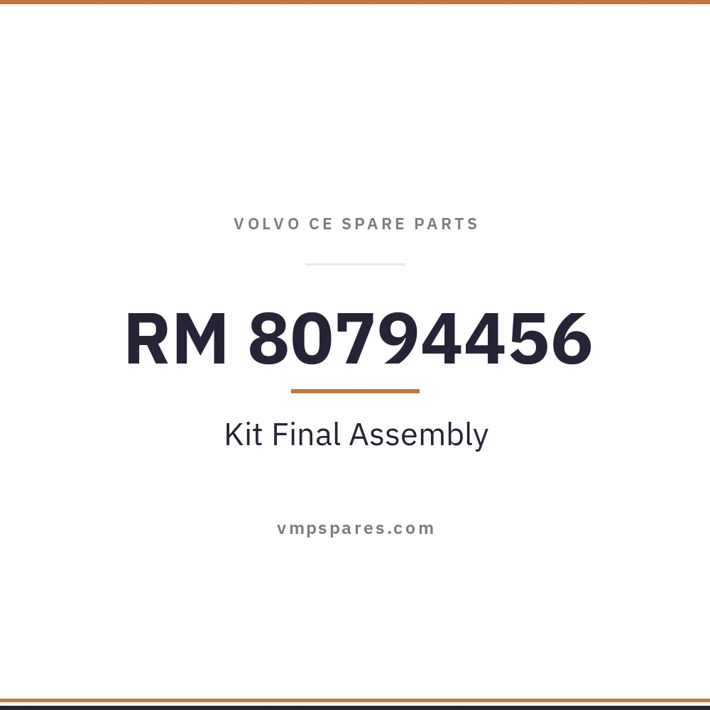 RM 80794456 – Kit Final Assembly