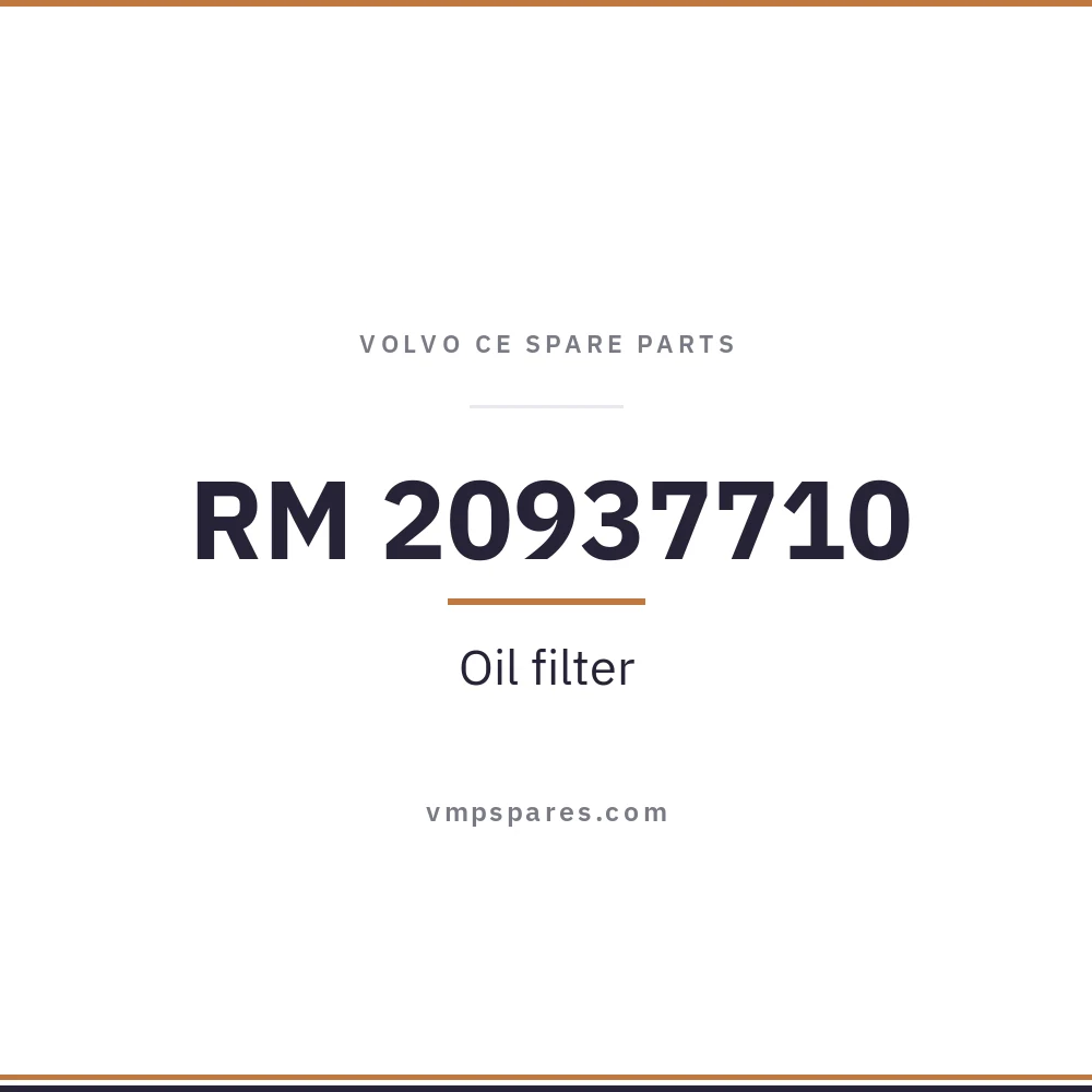 RM 20937710 – Oil filter