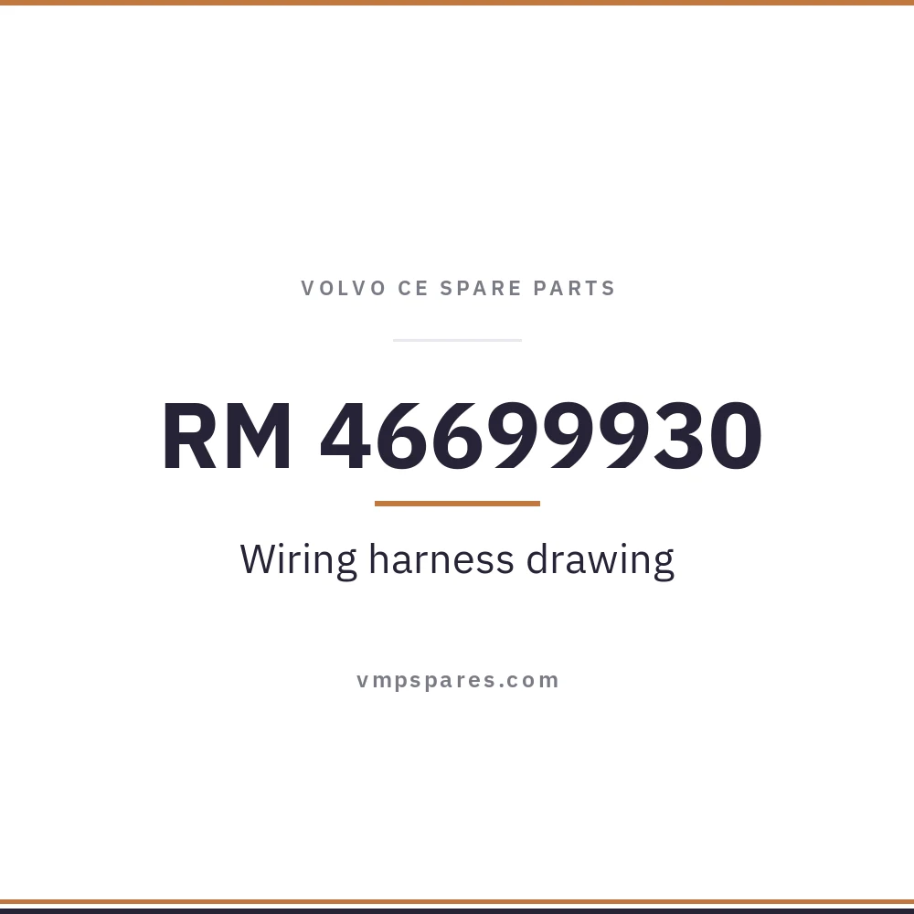 RM 46699930 – Wiring harness drawing