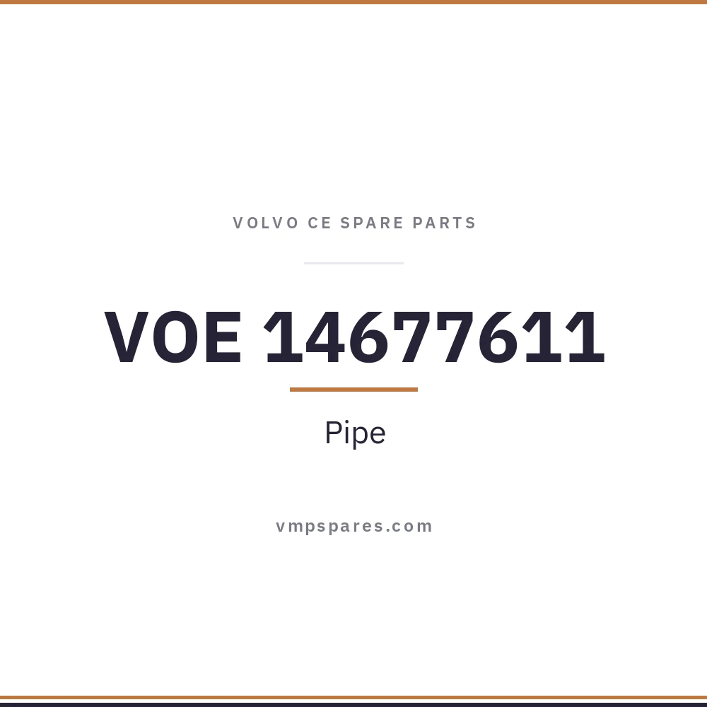 VOE 14677611 – Pipe