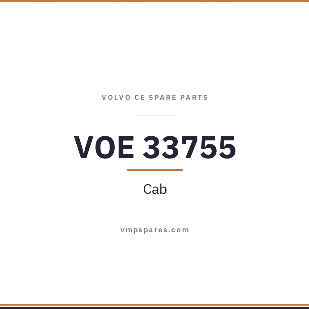 VOE 33755 – Cab