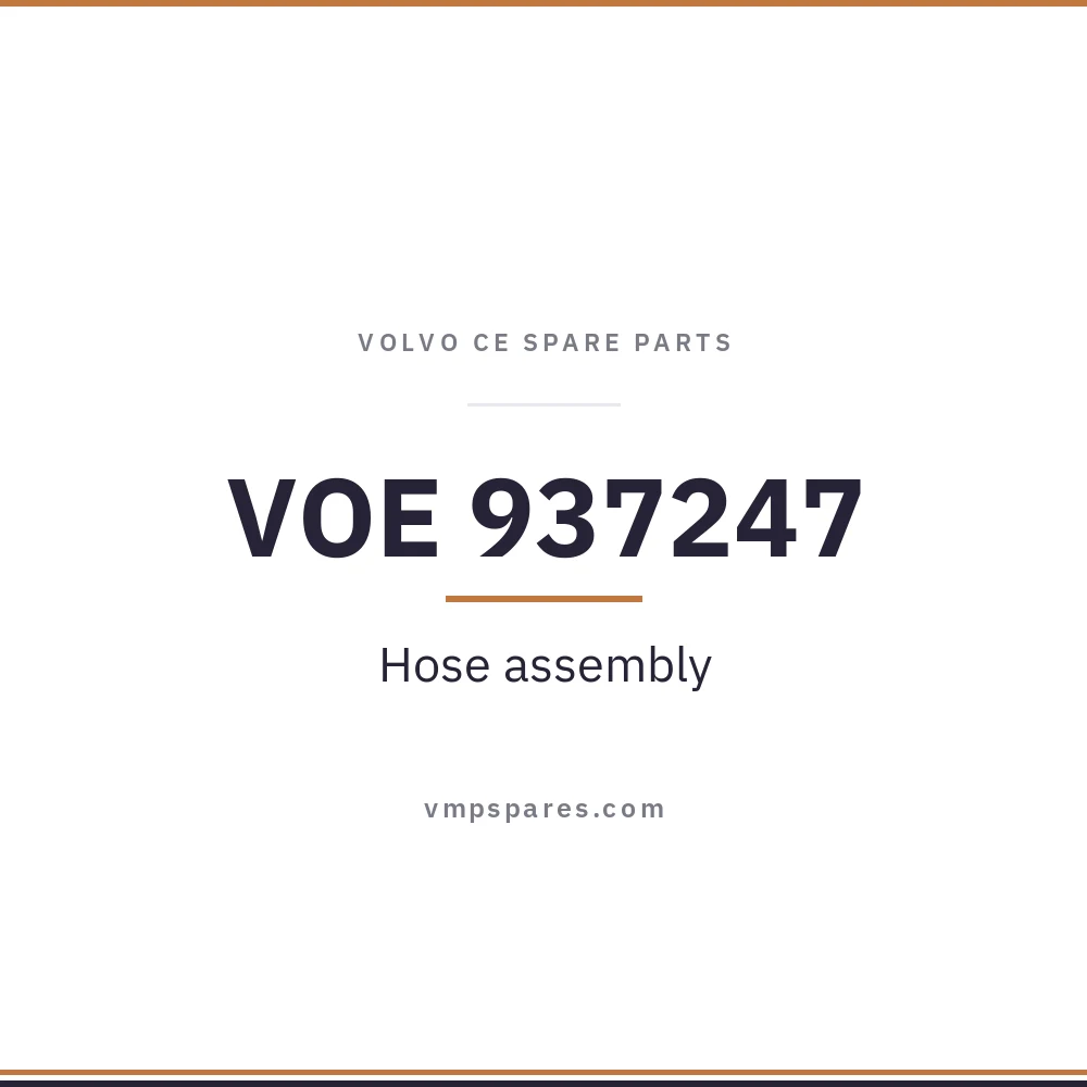 VOE 937247 – Hose assembly