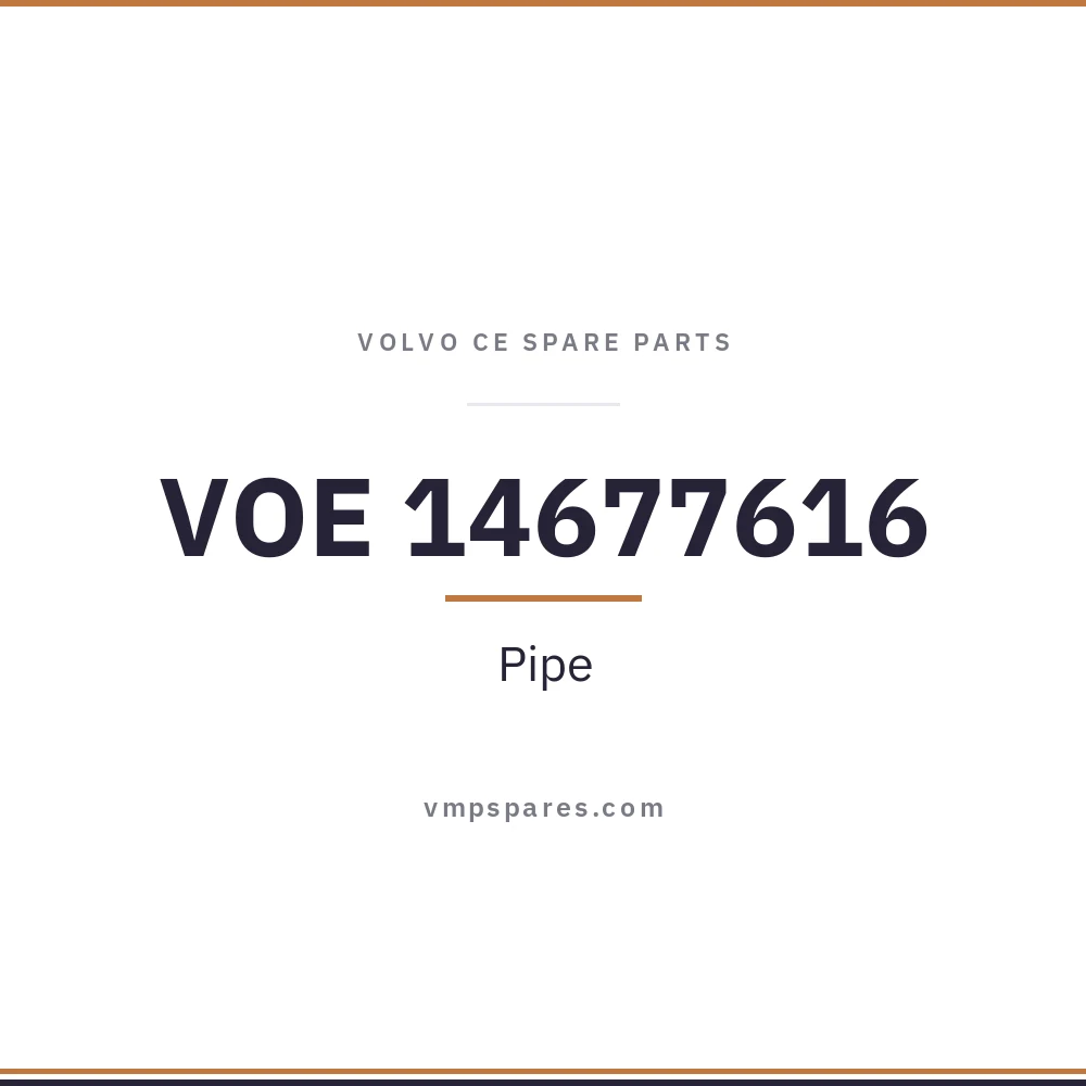 VOE 14677616 – Pipe