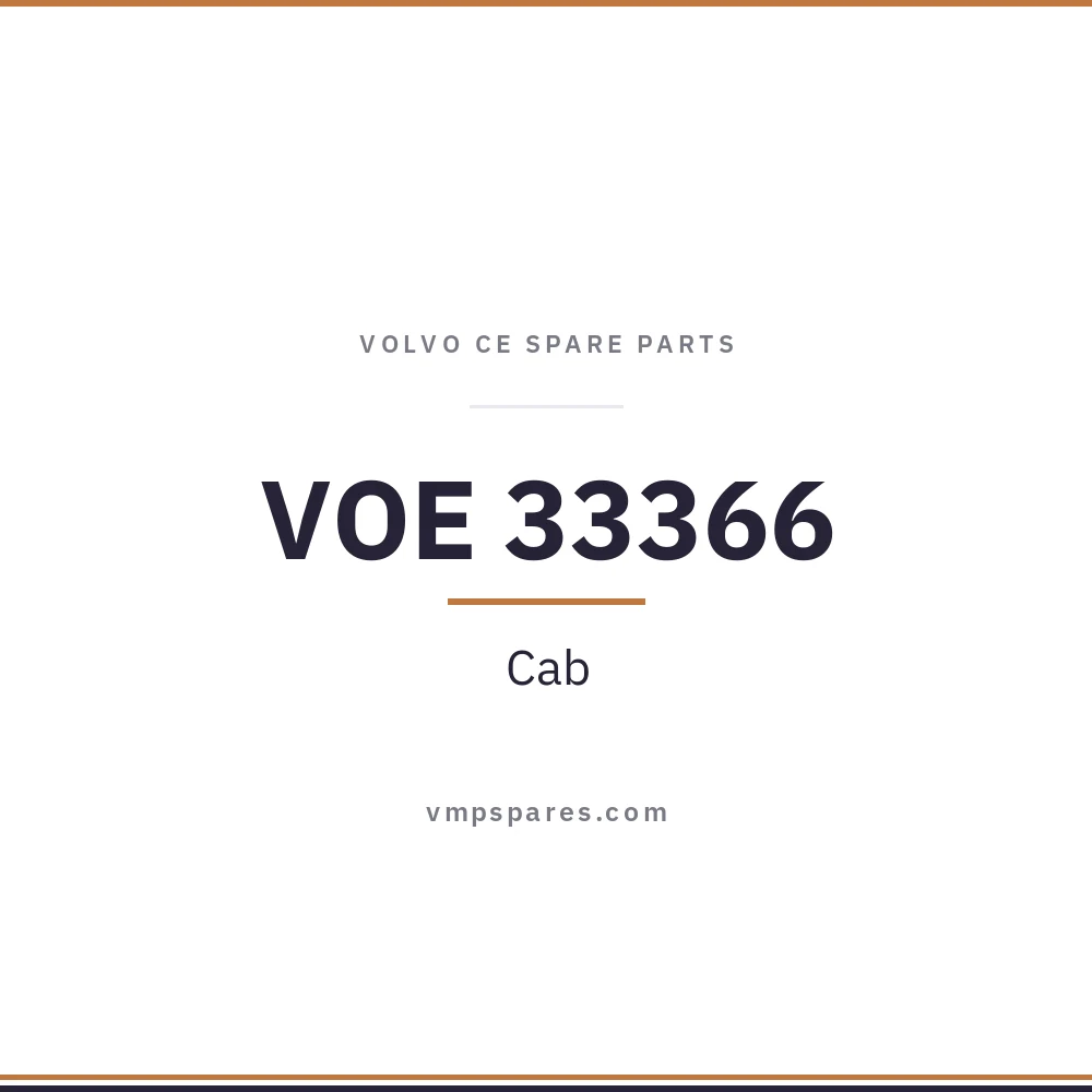 VOE 33366 – Cab