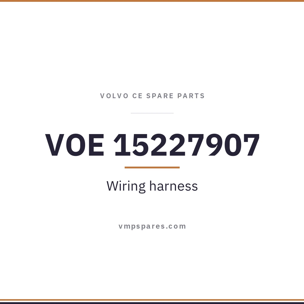 VOE 15227907 – Wiring harness