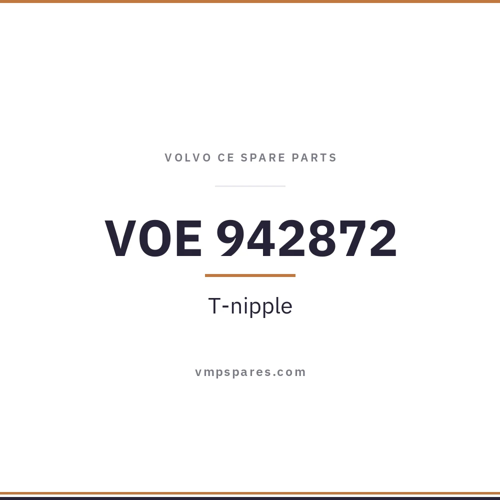 VOE 942872 – T-nipple
