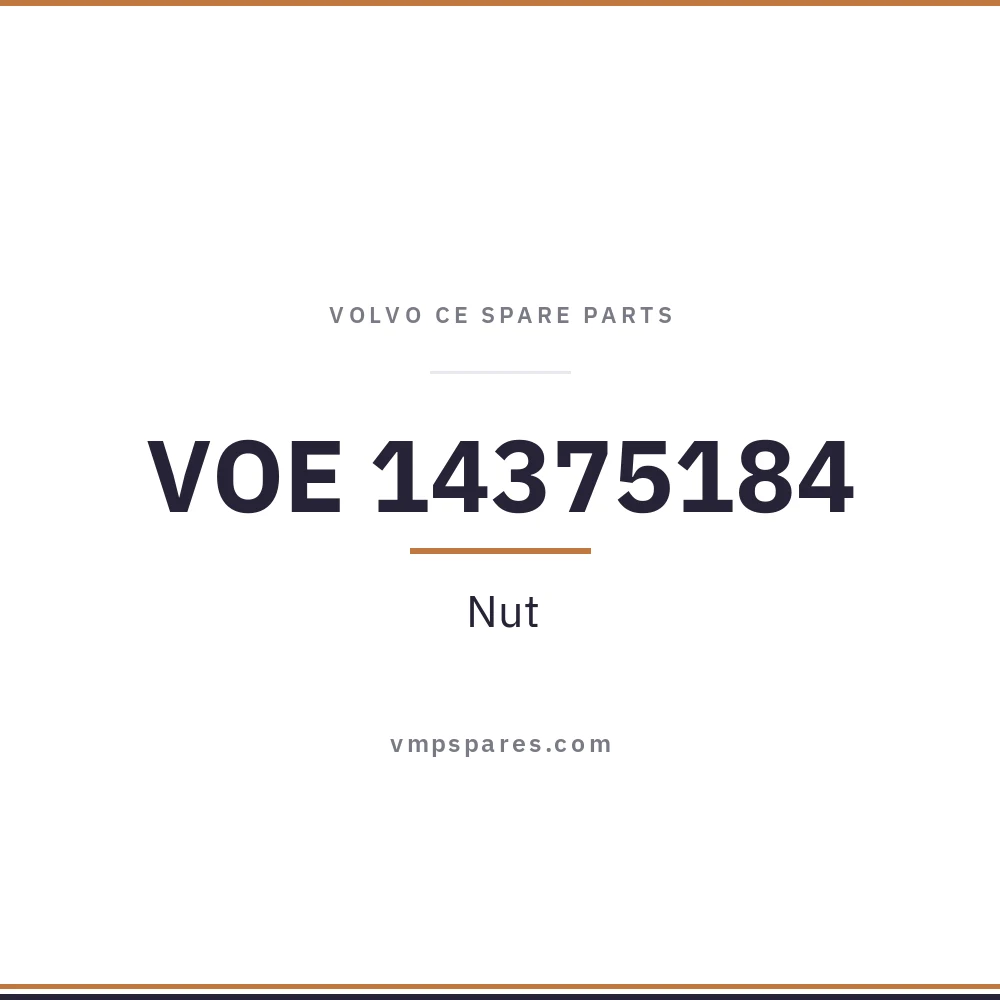 VOE 14375184 – Nut