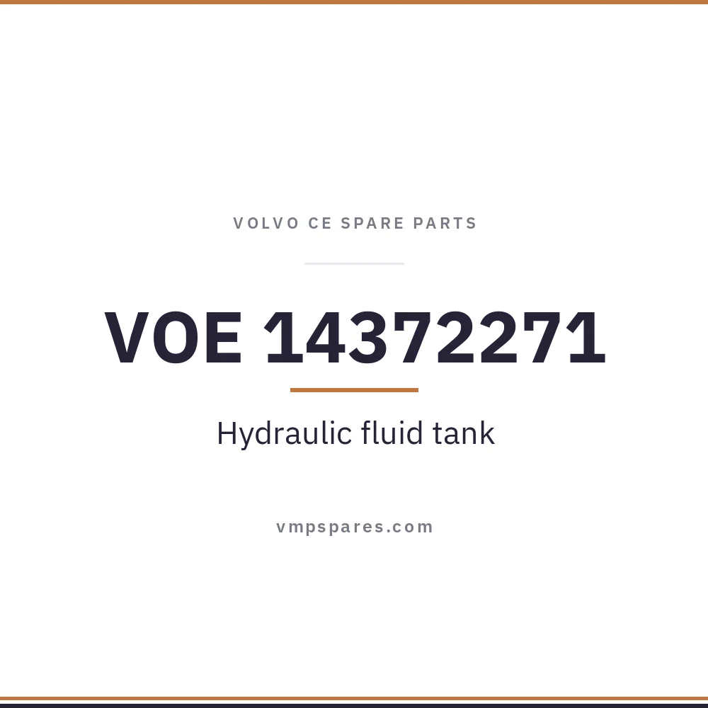 VOE 14372271 – Hydraulic fluid tank