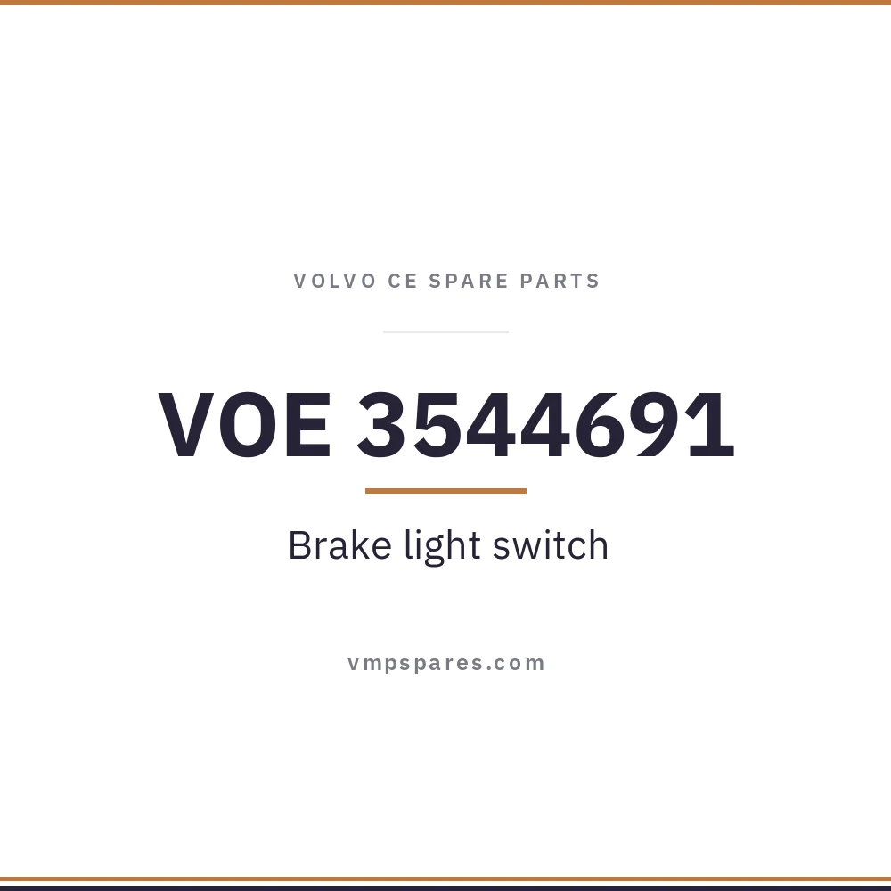 VOE 3544691 – Brake light switch