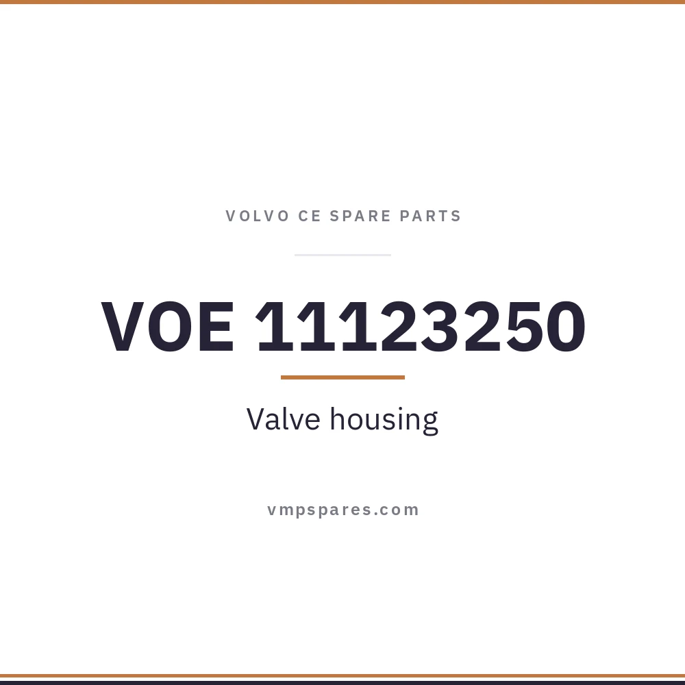 VOE 11123250 – Valve housing