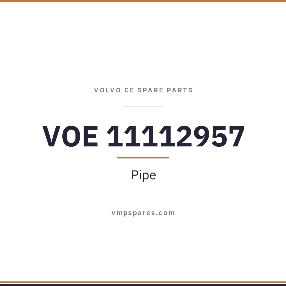 VOE 11112957 – Pipe