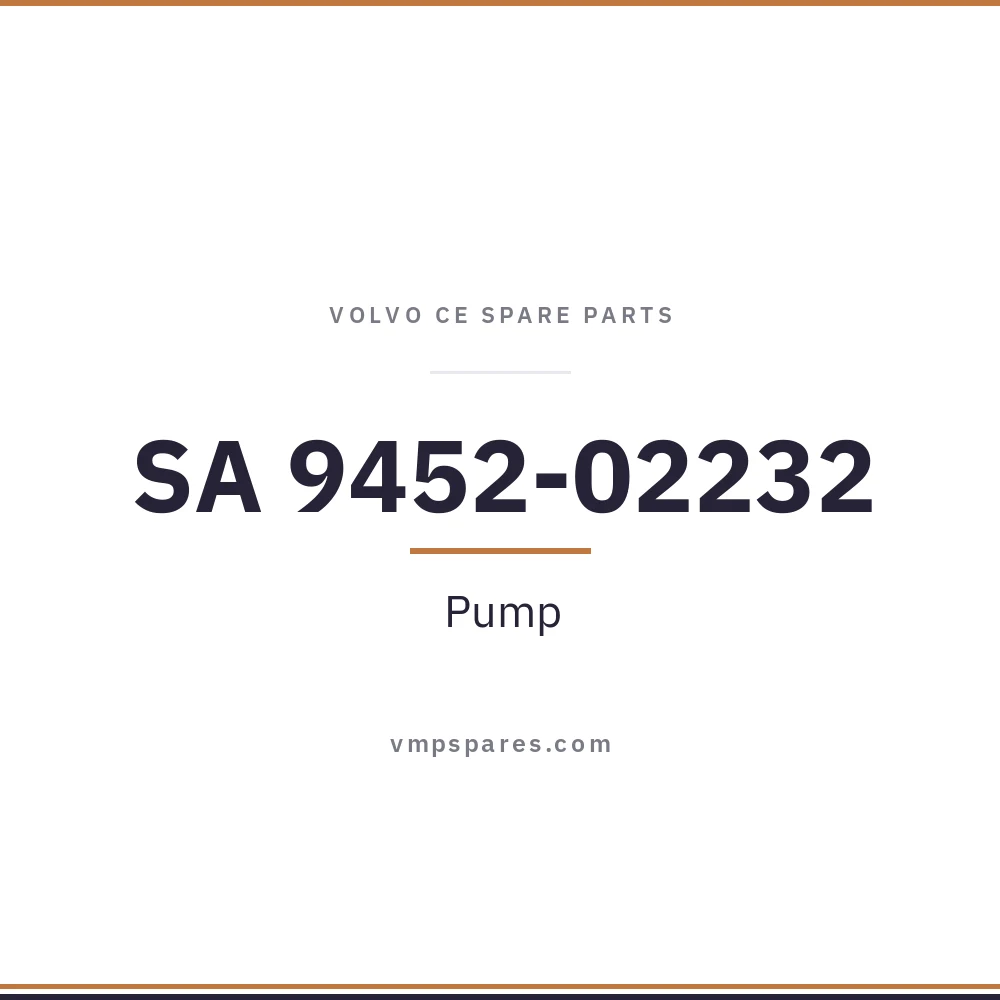 SA 9452-02232 – Pump