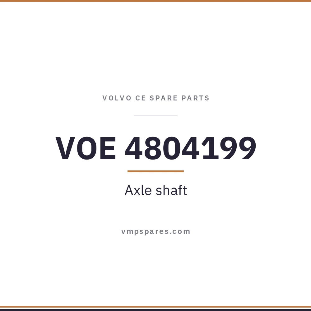 VOE 4804199 – Axle shaft