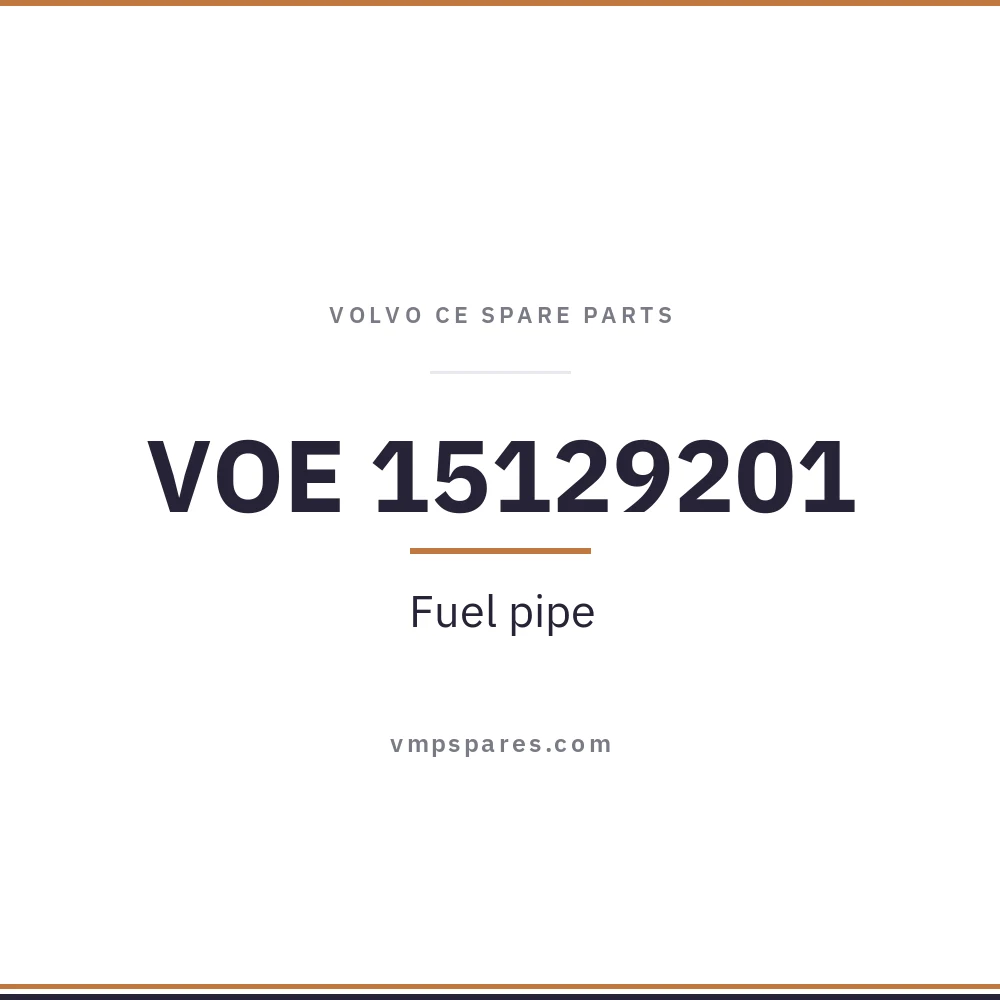 VOE 15129201 – Fuel pipe