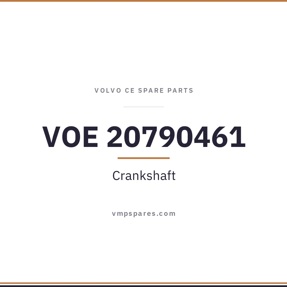 VOE 20790461 – Crankshaft