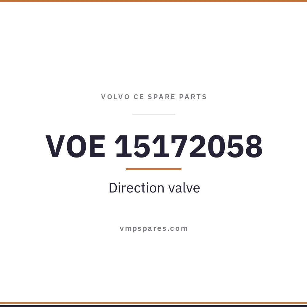 VOE 15172058 – Direction valve