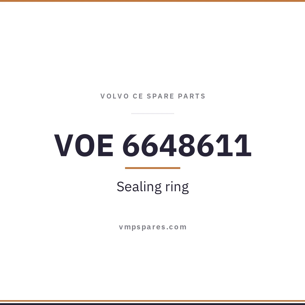 VOE 6648611 – Sealing ring