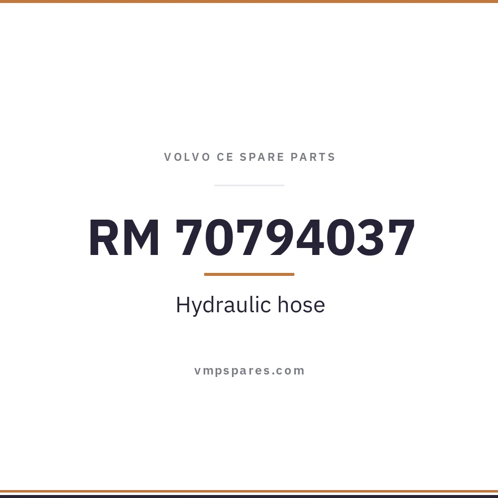 RM 70794037 – Hydraulic hose