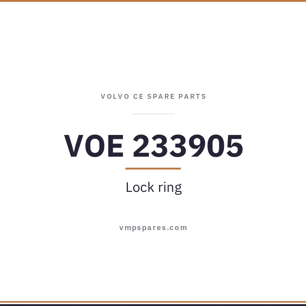 VOE 233905 – Lock ring
