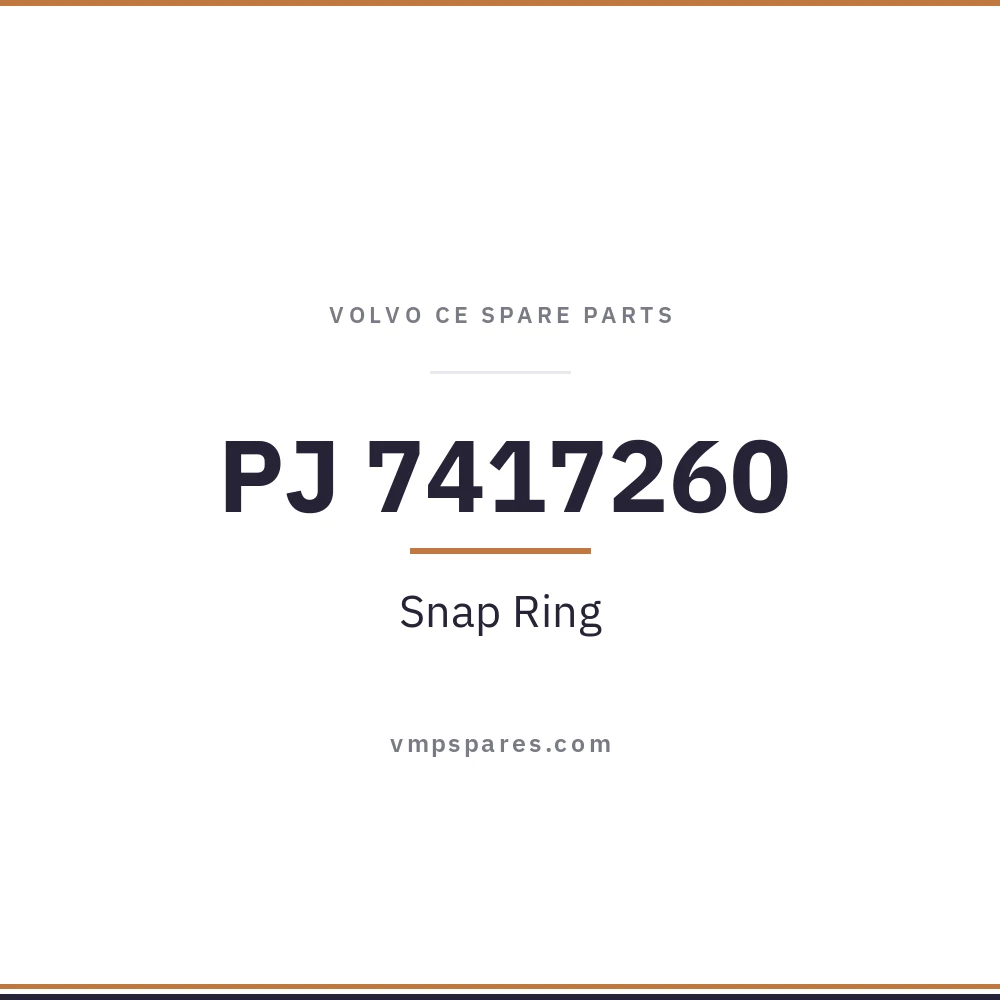 PJ 7417260 – Snap Ring