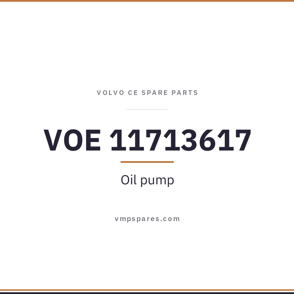 VOE 11713617 – Oil pump