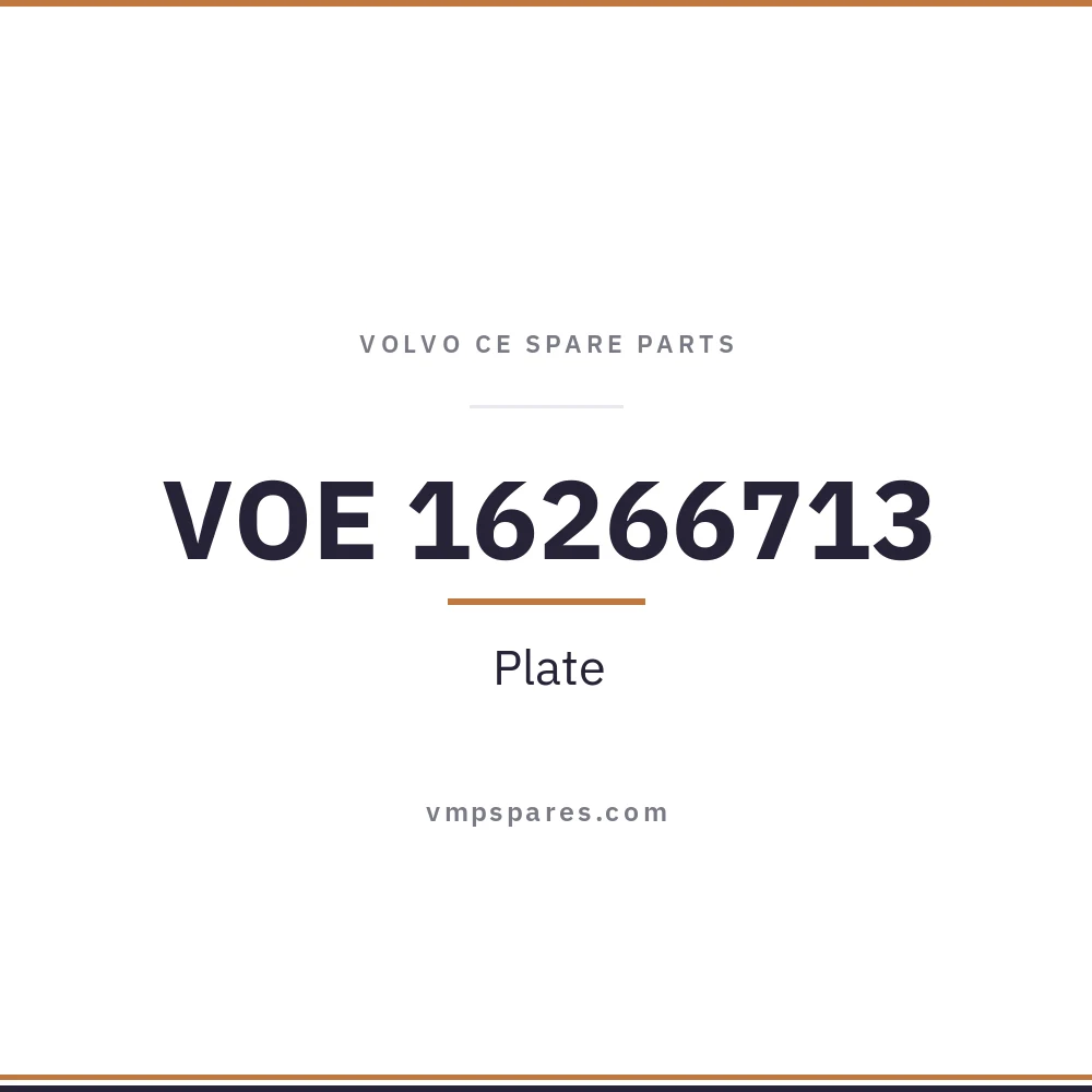 VOE 16266713 – Plate
