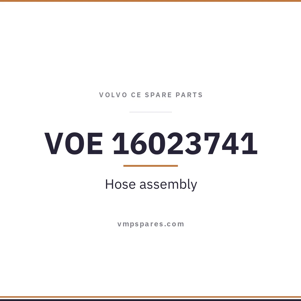 VOE 16023741 – Hose assembly