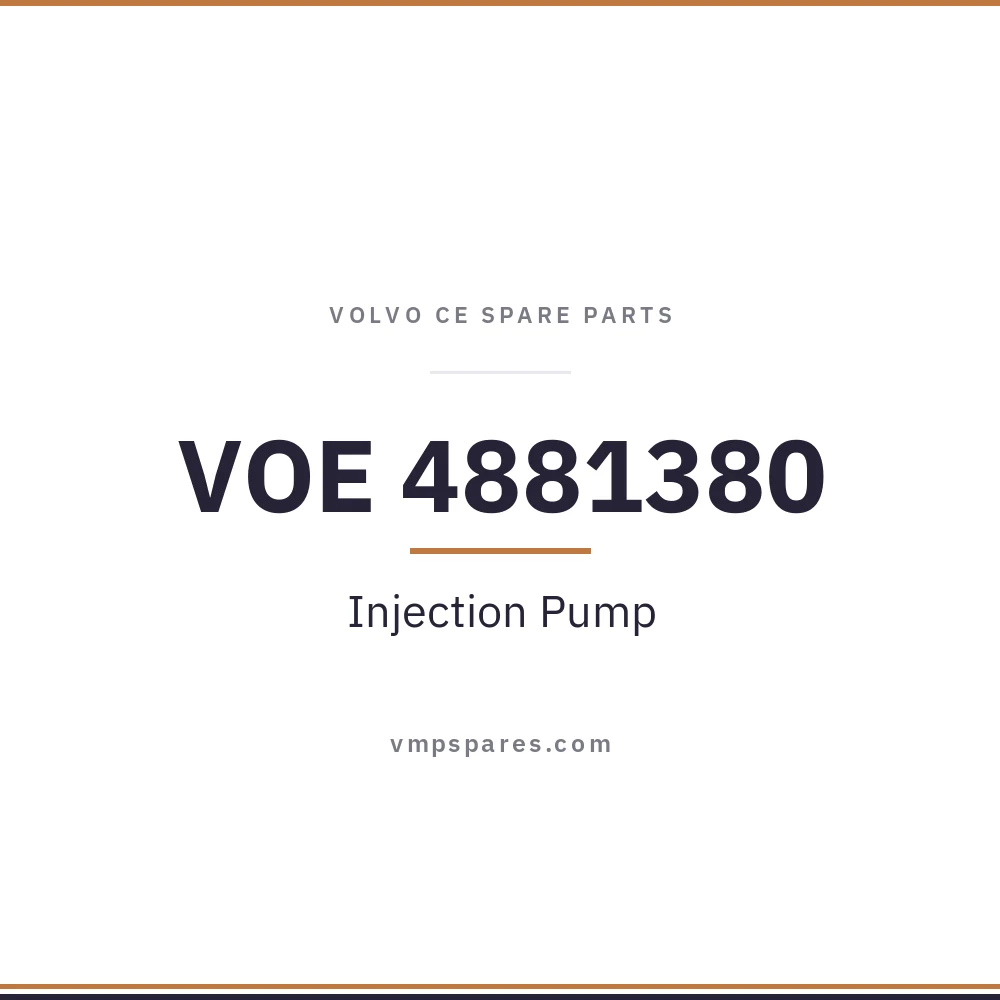 VOE 4881380 – Injection Pump