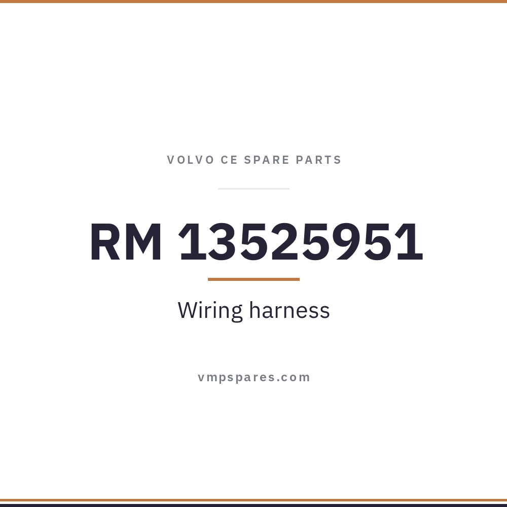 RM 13525951 – Wiring harness