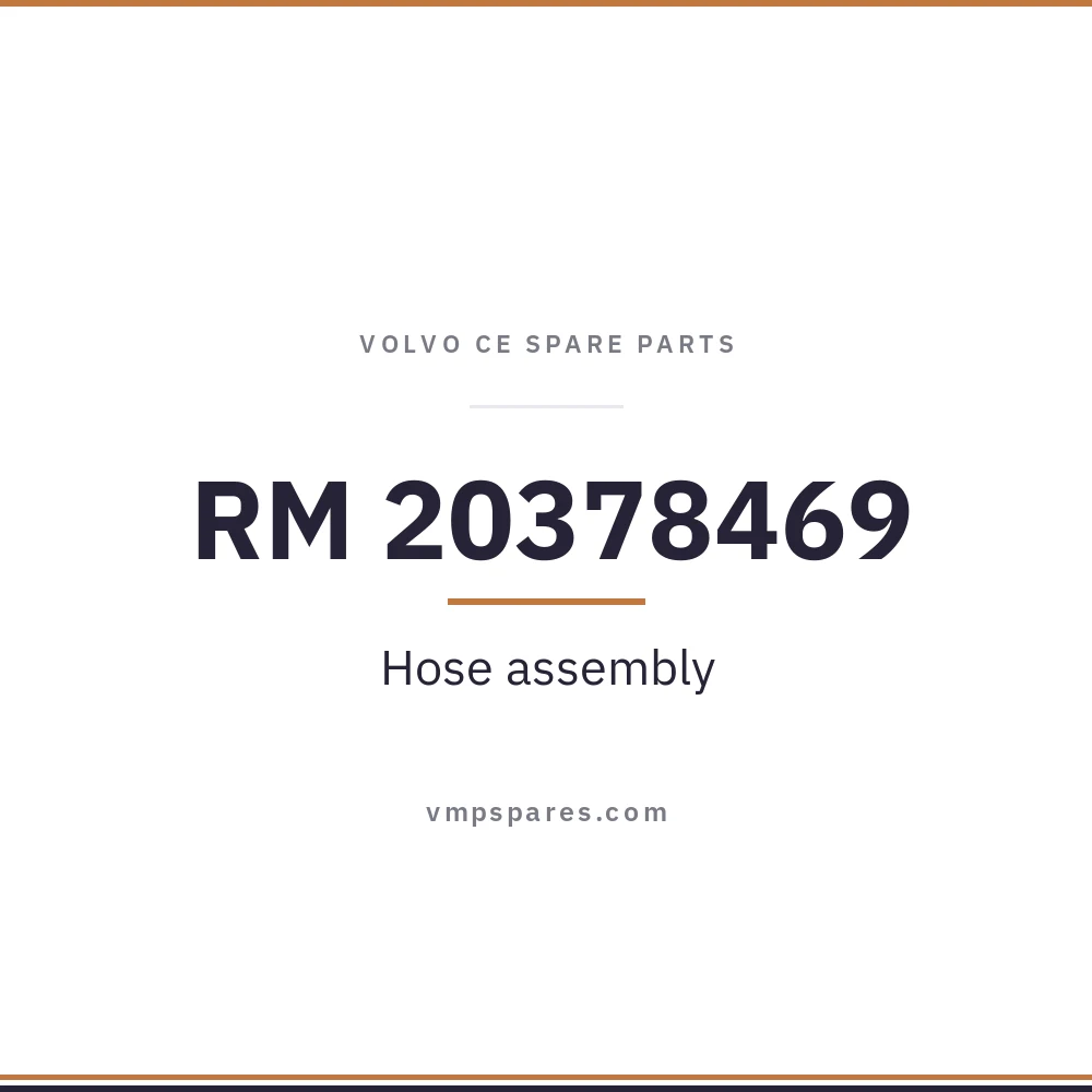 RM 20378469 – Hose assembly