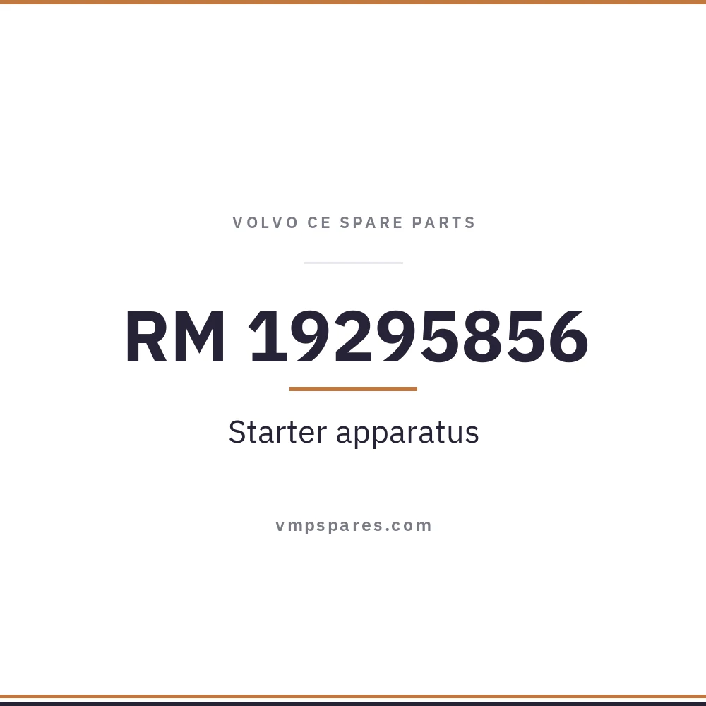 RM 19295856 – Starter apparatus