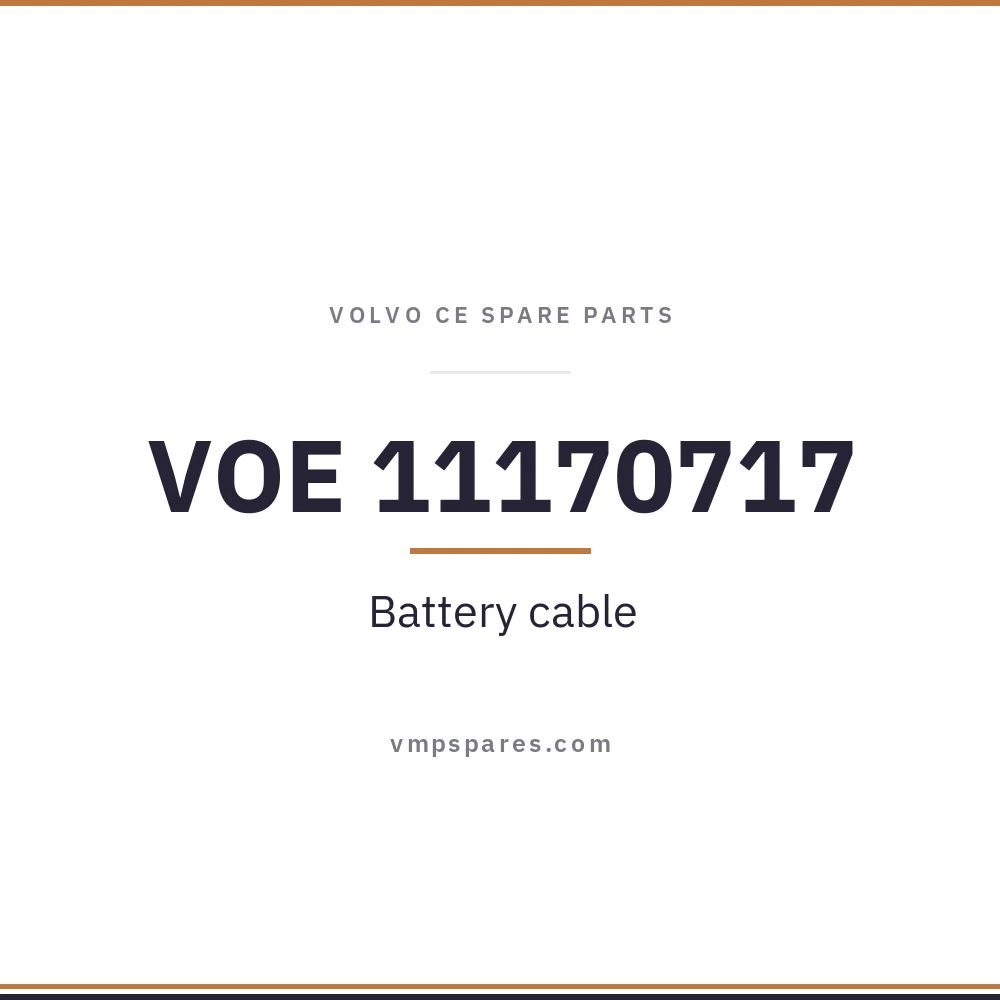 VOE 11170717 – Battery cable