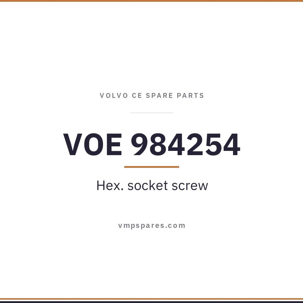 VOE 984254 – Hex. socket screw