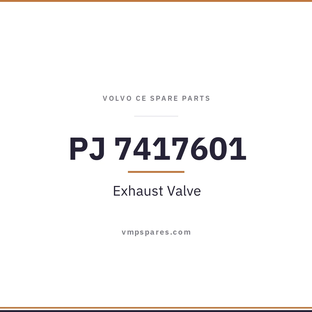 PJ 7417601 – Exhaust Valve