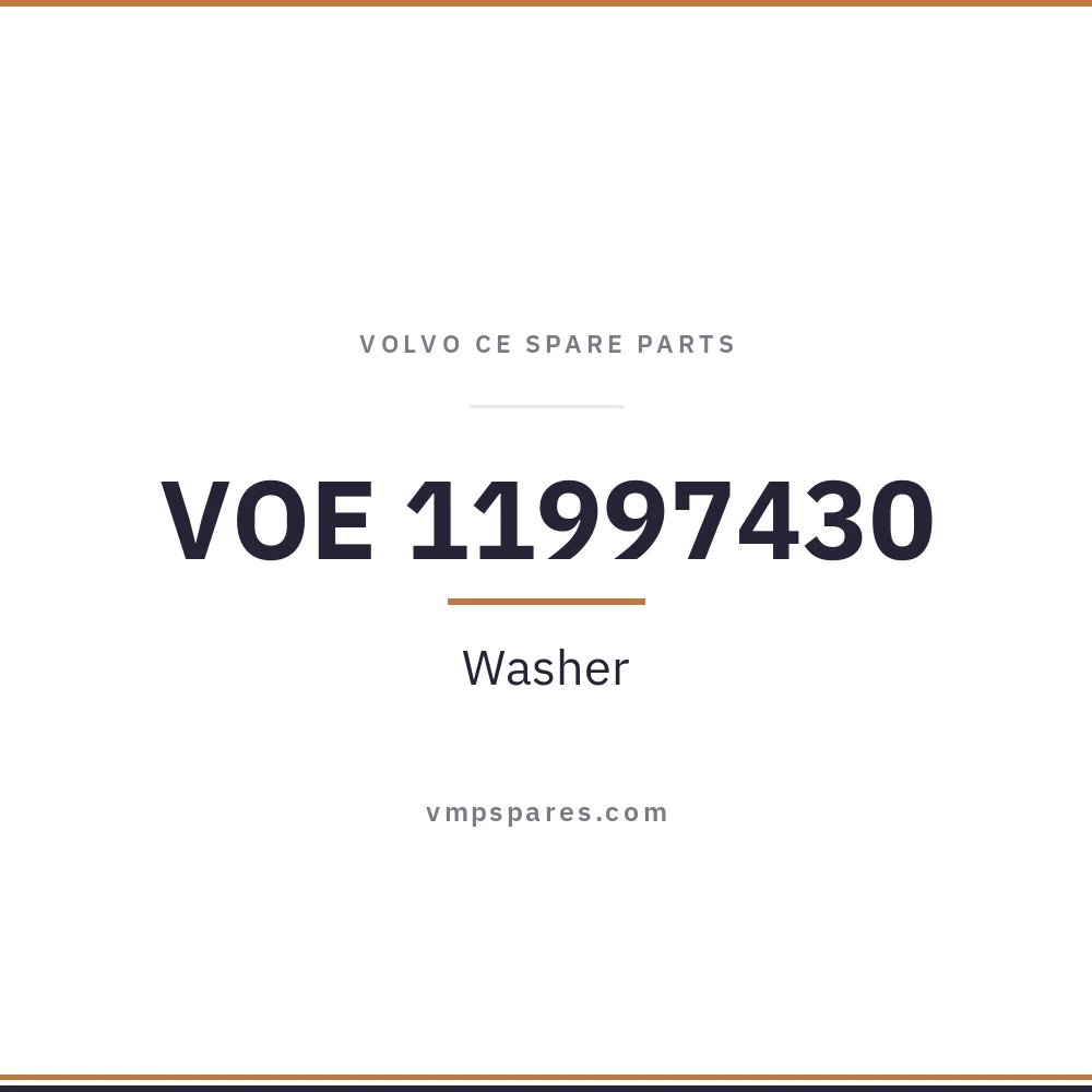 VOE 11997430 – Washer