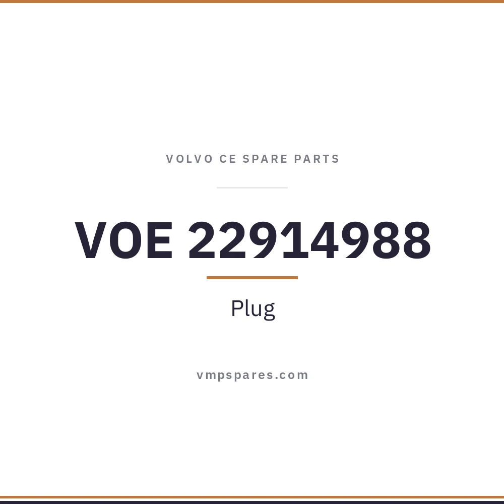 VOE 22914988 – Plug