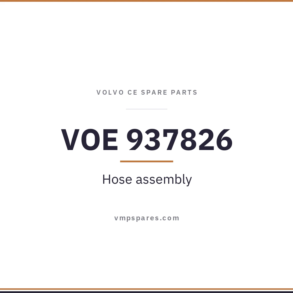VOE 937826 – Hose assembly