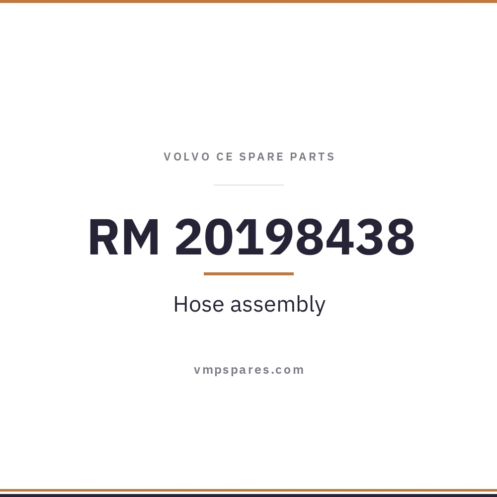 RM 20198438 – Hose assembly