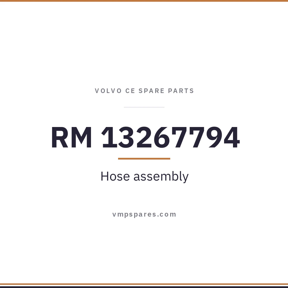 RM 13267794 – Hose assembly